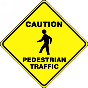 Plant & Facility, Legend: CAUTION PEDESTRIAN TRAFFIC