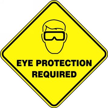 Plant & Facility, Legend: EYE PROTECTION REQUIRED