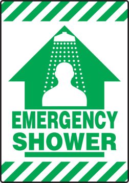 Plant & Facility, Legend: EMERGENCY SHOWER (W/ GRAPHIC)