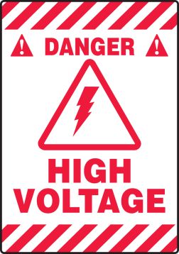 Plant & Facility, Legend: DANGER HIGH VOLTAGE