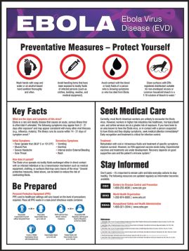 EBOLA PREVENTATIVE POSTER
