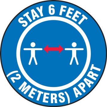 Stay 6FT (2 Meters) Apart