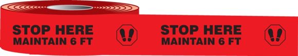 Stop Here Maintain 6 FT