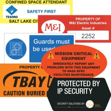 Custom PVF High-Performance Labels - Circles