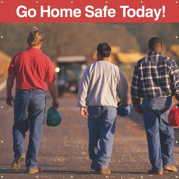 WORK SAFE GRAPHIC - GO HOME SAFE TODAY!