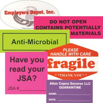 Paper Labels - Custom Square