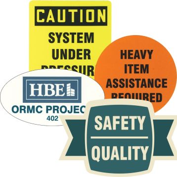 Custom Poly Labels, Self-Adhesive - Rectangles