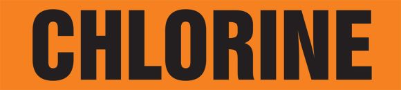 Pipe Marker, Legend: CHLORINE
