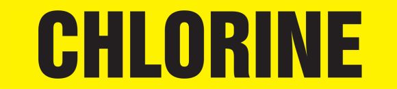 Pipe Marker, Legend: CHLORINE