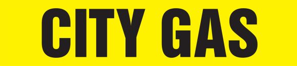 Pipe Marker, Legend: CITY GAS