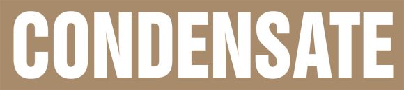 Pipe Marker, Legend: CONDENSATE