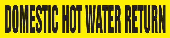 DOMESTIC HOT WATER RETURN 