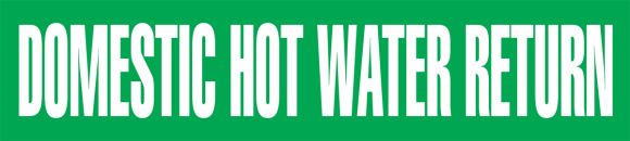 DOMESTIC HOT WATER RETURN 