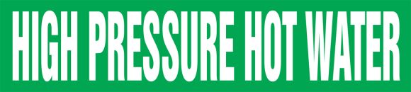 HIGH PRESSURE HOT WATER 
