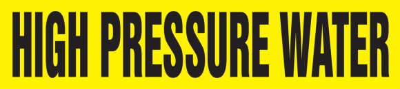 HIGH PRESSURE WATER 