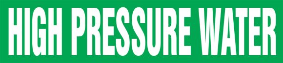 HIGH PRESSURE WATER 