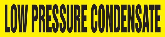 LOW PRESSURE CONDENSATE 