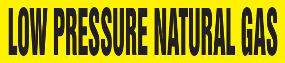 LOW PRESSURE NATURAL GAS 