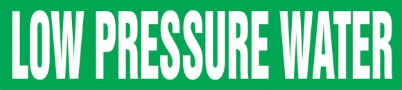 LOW PRESSURE WATER 