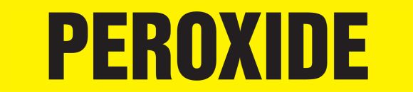 Pipe Marker, Legend: PEROXIDE