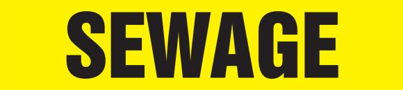 Pipe Marker, Legend: SEWAGE