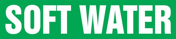 Pipe Marker, Legend: SOFT WATER