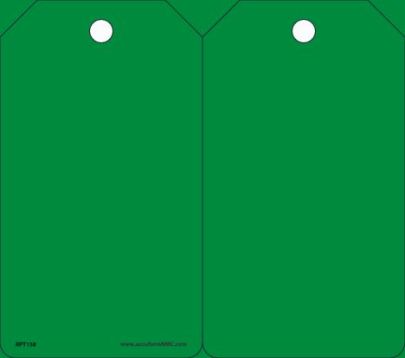 BLANK TAG GREEN