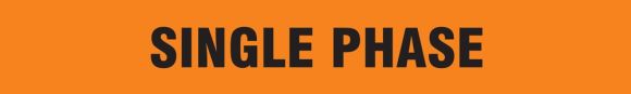 Pipe Marker, Legend: SINGLE PHASE