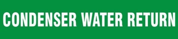 CONDENSER WATER RETURN