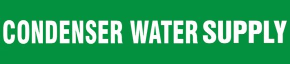 CONDENSER WATER SUPPLY