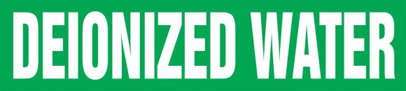DEIONIZED WATER