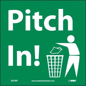 PITCH IN LABEL