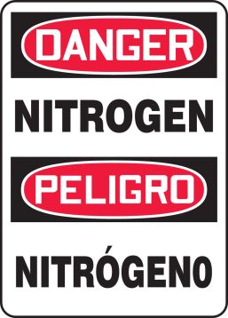 DANGER ITROGEN (BILINGUAL)