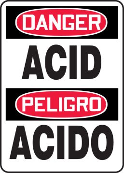 DANGER ACID (BILINGUAL)