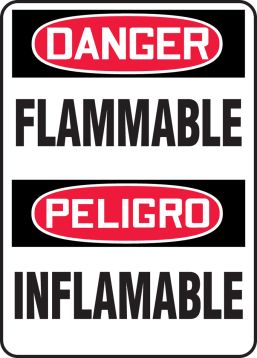 DANGER FLAMMABLE (BILINGUAL)