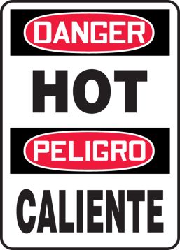 DANGER HOT (BILINGUAL)
