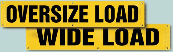 OVERSIZE LOAD/ WIDE LOAD - VINYL