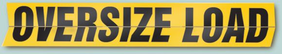 OVERSIZE LOAD - HINGED REFLECTIVE ALUMINUM