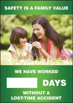 SAFETY IS A FAMILY VALUE WE HAVE WORKED #### DAYS WITHOUT A LOST-TIME ACCIDENT (Spring Theme)