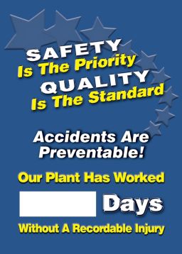 SAFETY IS THE PRIORITY QUALITY IS THE STANDARD ACCIDENTS ARE PREVENTABLE! OUR PLANT HAS WORKED #### DAYS WITHOUT A RECORDABLE INJURY