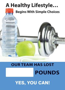 A HEALHTY LIFESTYLE ... BEGINS WITH SIMPLE CHOICES OUR TEAM HAS LOST #### POUNDS YES, YOU CAN!