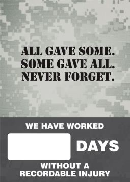 Digi-Day® 3 Magnetic Faces: All Gave Some - Some Gave All - Never Forget