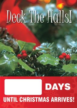 Digi-Day® 3 Magnetic Faces: Deck The Halls! _ Days Until Christmas Arrives