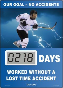 Motivation Product, Legend: OUR GOAL - NO ACCIDENTS #### DAYS WORKED WITHOUT A LOST TIME ACCIDENT