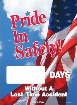 PRIDE IN SAFETY #### DAYS WITHOUT A LOST TIME ACCIDENT (US FLAG)