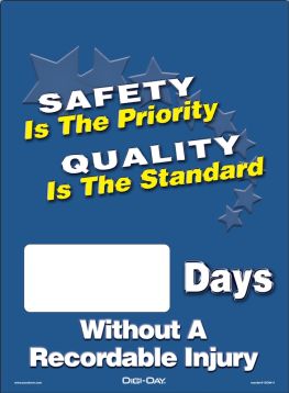 SAFETY IS THE PRIORITY QUALITY IS THE STANDARD #### DAYS WITHOUT A RECORDABLE INJURY
