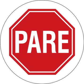 Safety Sign, Legend: STOP,MFS2217,MFS2208,