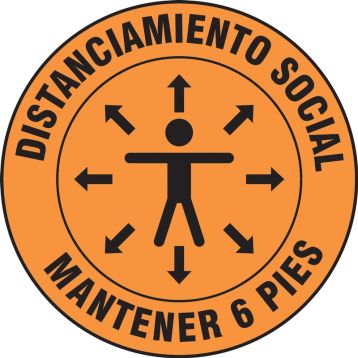 Social Distance Maintain 6 FT (Person image)
