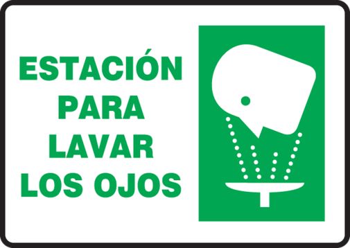 ESTACION PARA LAVAR LOS OJOS (W/GRAPHIC)