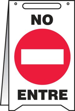 DO NOT ENTER<BR><BR> NO ENTRE (SPANISH)